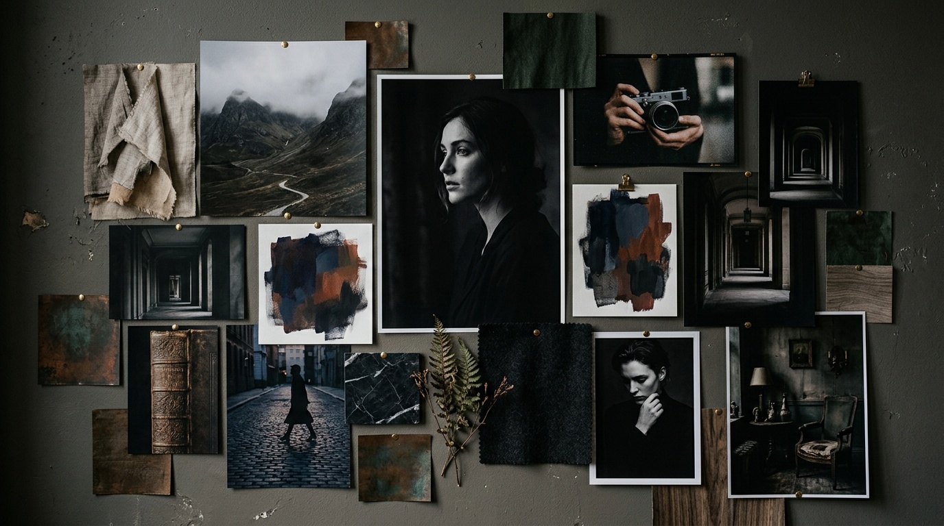 Moodboards ב-Kolbo — ניהול כיוון ויזואלי לפרויקטים AI